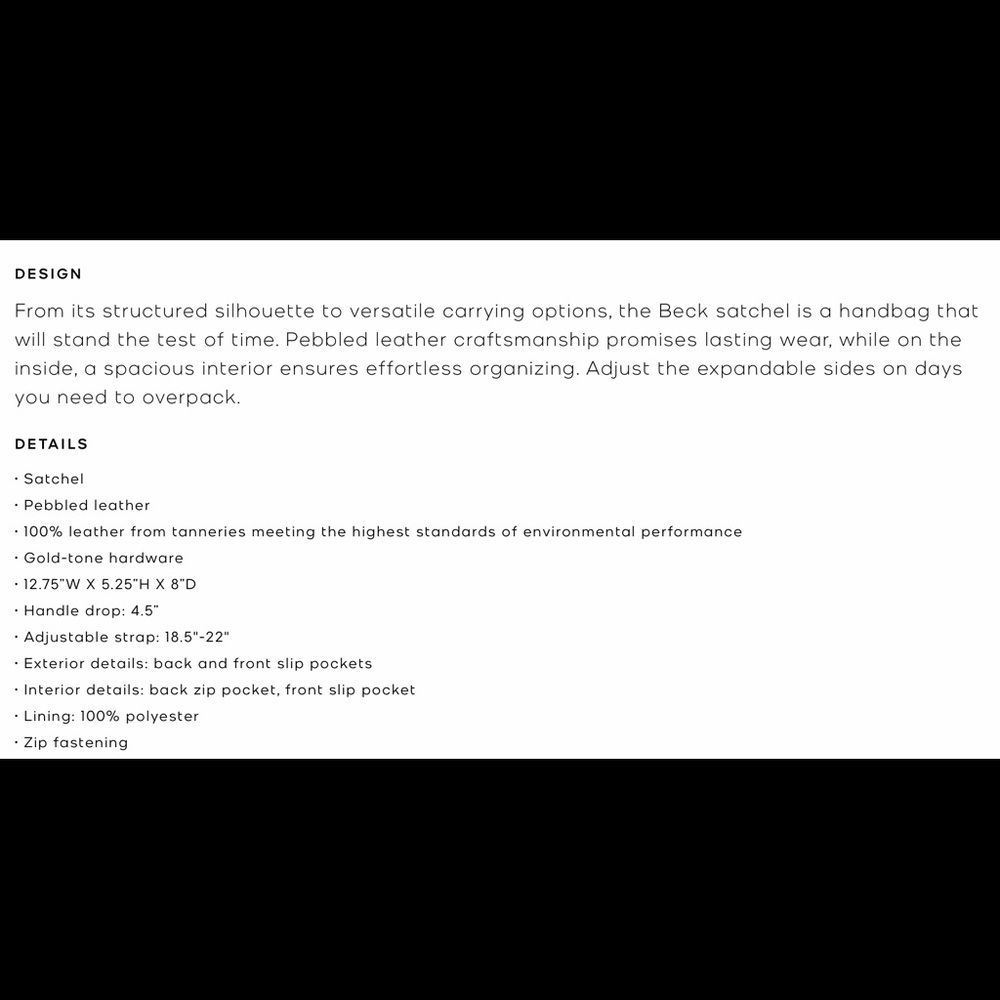 Michael Michael Kors Beck Medium Leather Satchel - Picture 4 of 11